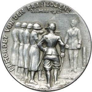 Germany, 1923 medal, Execution of Albert Leo Schlageter, Goetz