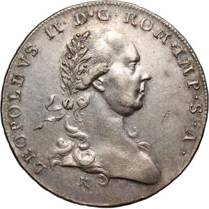 Germany, Regensburg, Leopold II, 1/2 thaler 1791 GCB K