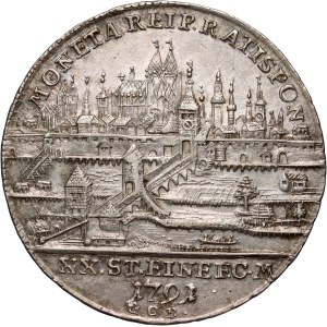 Germany, Regensburg, Leopold II, 1/2 thaler 1791 GCB K