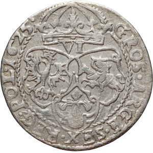 Sigismund III Vasa, 1625 six-real coin, Kraków