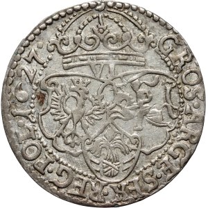 Sigismund III Vasa, 6-reale coin, 1627, Kraków