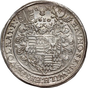 Deutschland, Mansfeld-Bornstedt, Bruno II., Wilhelm I., Johann Georg IV. und Volrat VI., Thaler von 1610
