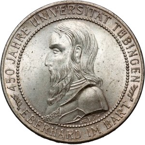 Germany, Weimar Republic, 5 Mark 1927 F, Stuttgart, Tubingen University