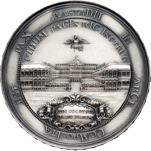 Germany, Medal from 1955, 300th anniversary of the birth of Margrave Ludwig Wilhelm and the Peace of Rastatt
