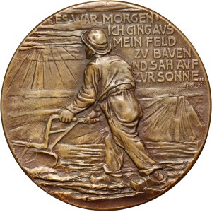 Germany, Medal from 1910, 100th anniversary of the birth of Fritz Reuter, Goetz