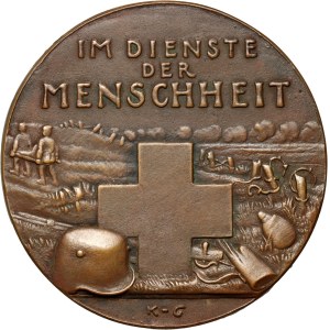 Deutschland, Medaille von 1914, Erster Einsatz von Rettungshunden, Goetz