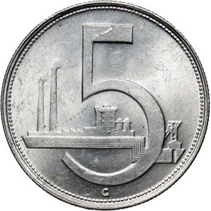 Czechoslovakia, 5 Korun 1952