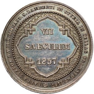 Austria, Medal from 1857, 700th anniversary of the transfer of the statue of the Virgin Mary to Mariazell