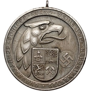Nemecko, strelecká medaila z roku 1933, VI. strelecké preteky v Gelsenkirchene