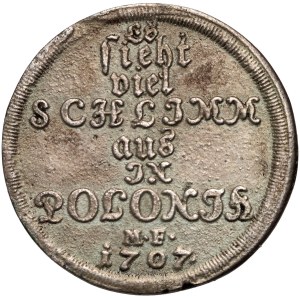 August II the Strong, Mocking medal from 1707, On the bad situation in Poland, Christian Wermuth