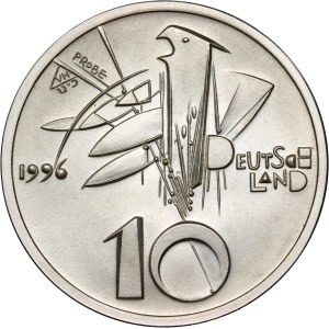 Deutschland, 10 Mark 1996, Kolping-Werk, Probeprägung, Piefort, Huster