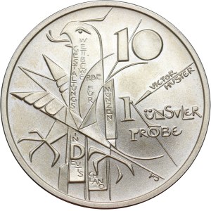 Nemecko, 10 mariek 1999, 250. výročie narodenia Goetheho, skúšobná minca, Huster