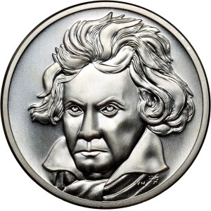 Germany, 20 Euro 2020, 250th anniversary of Ludwig van Beethoven's birth, pattern, Huster