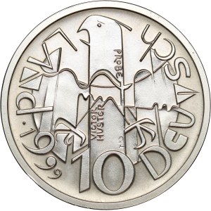 Deutschland, 10 Mark 1999, 50 Jahre SOS-Kinderdörfer, Probeausgabe, Huster