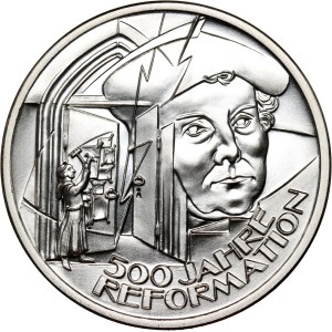 Deutschland, 20 Euro 2017, 500. Jahrestag der Reformation, Probeprägung, Huster