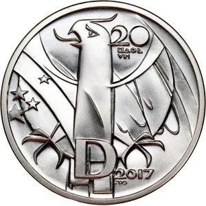 Deutschland, 20 Euro 2017, 500. Jahrestag der Reformation, Probeprägung, Huster