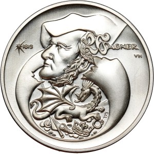 Allemagne, 10 euros 2013, 200e anniversaire de la naissance de Richard Wagner, épreuve, Huster