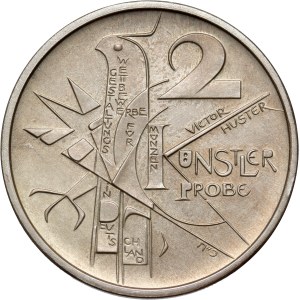 Allemagne, 2 marks de 1988, Willy Brandt, épreuve, Huster