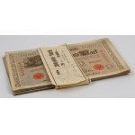 Germany, 1000 marks 21/04/1910, mixed series, bank package, (20 pieces)