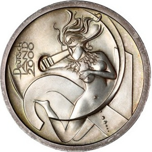 Deutschland, Medaille aus dem Jahr 2000, EXPO 2000 Hannover, Huster, ⌀ 38 mm