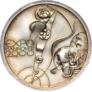 Deutschland, Medaille aus dem Jahr 2000, EXPO 2000 Hannover, Huster, ⌀ 38 mm