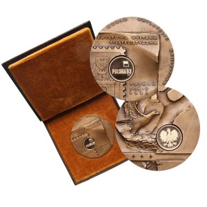 Third Republic of Poland, 1993 medal, POLSKA '93 World Philatelic Exhibition, gold