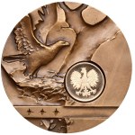 Third Republic of Poland, 1993 medal, POLSKA '93 World Philatelic Exhibition, gold