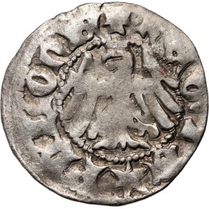 Władysław Jagiełło 1386-1434, półgrosz, Kraków, bez sygnatur