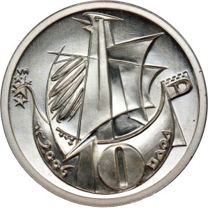 Německo, 10 eur 2006, Hanza, zkušební mince, Huster