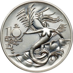 Allemagne, 10 euros 2004, 200e anniversaire de la naissance d'Eduard Mörike, pièce d'essai, Huster