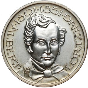 Deutschland, 10 Mark 2001, 200. Geburtstag von Albert Lortzing, Probeprägung, Huster