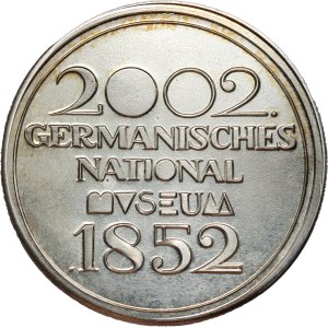 Allemagne, médaille de 2002, 150e anniversaire de la création du Germanisches Nationalmuseum, Huster