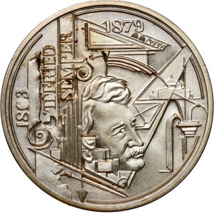 Deutschland, 10 Euro 2003, 200. Geburtstag von Gottfried Semper, Probeprägung, Huster