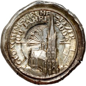 Germany, medal from 2004, 100th anniversary of the Gedächtniskirche in Speyer, Huster