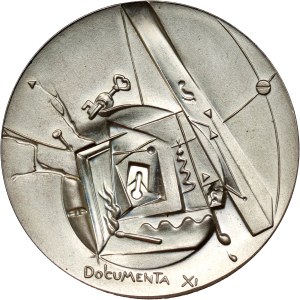 Allemagne, 10 euros 2002, Documenta Kassel, épreuve d'essai, poinçonné, Huster