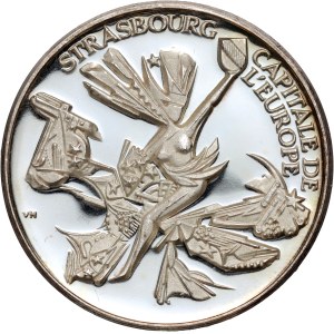 Germany, Medal from 1988, 2000th anniversary of Strasbourg, Huster