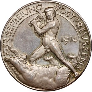 Germany, medal 1914, Paul von Hindenburg, East Prussian Campaign Victory