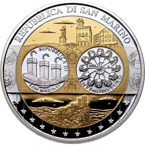 San Marino, Medal from 2002, Common Currency - Euro