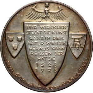 Germany, Medal from 1928, Albrecht Dürer, 400th anniversary of death