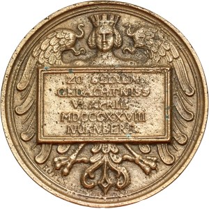 Germany, Medal from 1828, 300th anniversary of the death of Albrecht Dürer