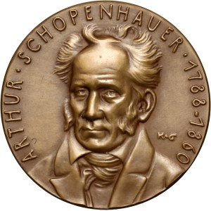 Germany, Medal ND (1938), 150th anniversary of the birth of Arthur Schopenhauer, Goetz