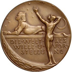Germany, Medal ND (1938), 150th anniversary of the birth of Arthur Schopenhauer, Goetz