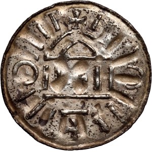Germany, Saxony, end of Xth c., Cross Denar, Magdeburg