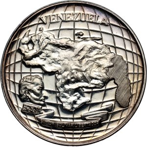 Venezuela, médaille sans date, Simón Bolívar, État libre et souverain