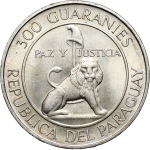Paraguay, 300 Guaraníes 1973, President Stroessner's 4th term