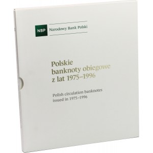 PRL, III RP, Album NBP, Polskie banknoty obiegowe z lat 1975-1996 - kompletny zestaw