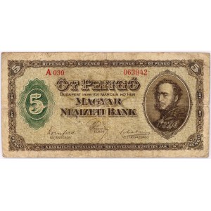 Hungary, 5 Pengo 1926