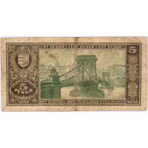 Hungary, 5 Pengo 1926