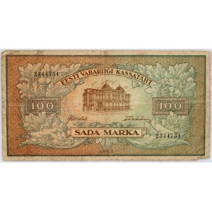 Estonsko, 100 marek, 1923