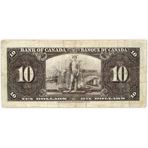 Canada, 10 dollars 1937